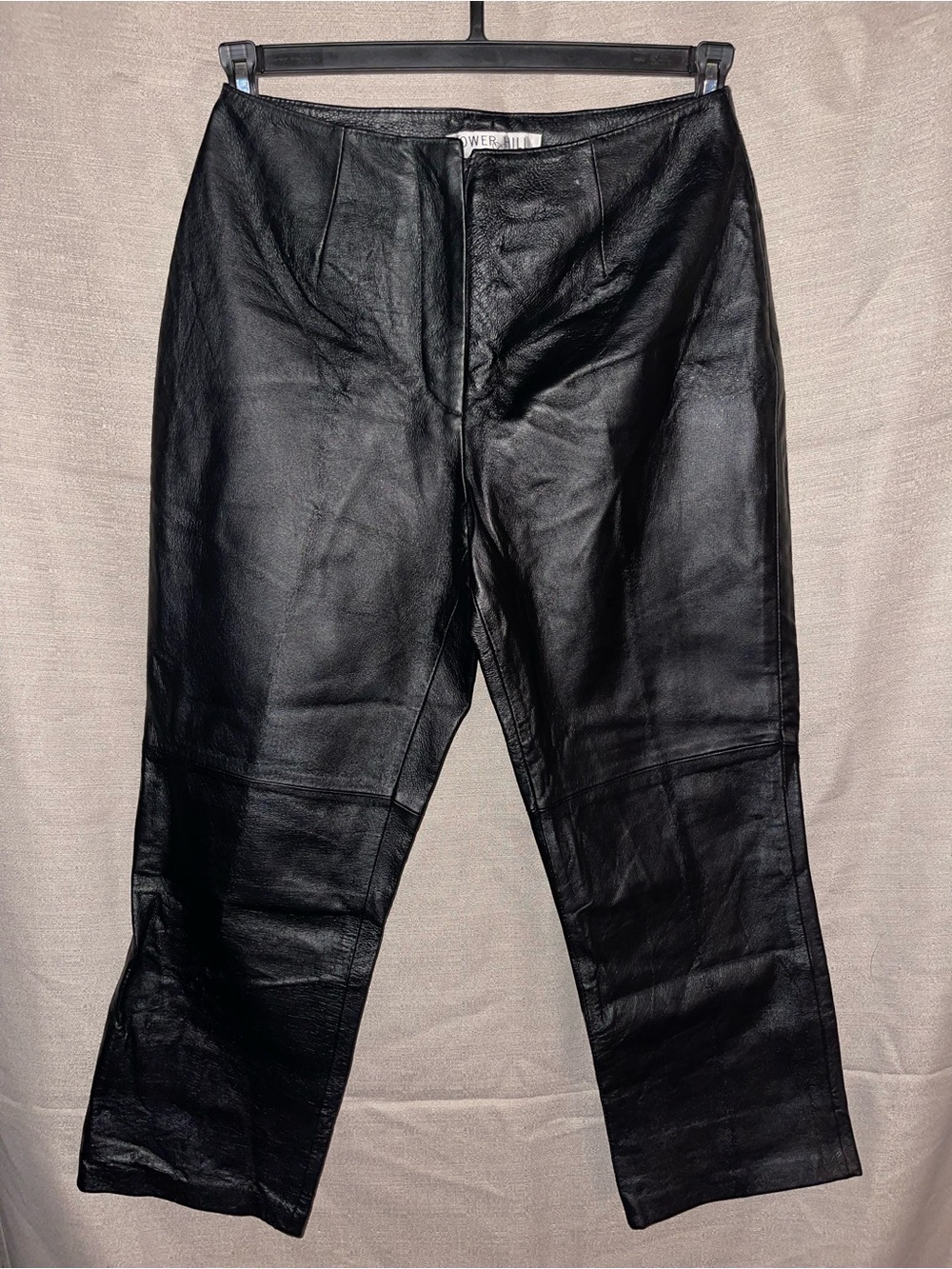 Tower Hill Black Leather Trousers - Women